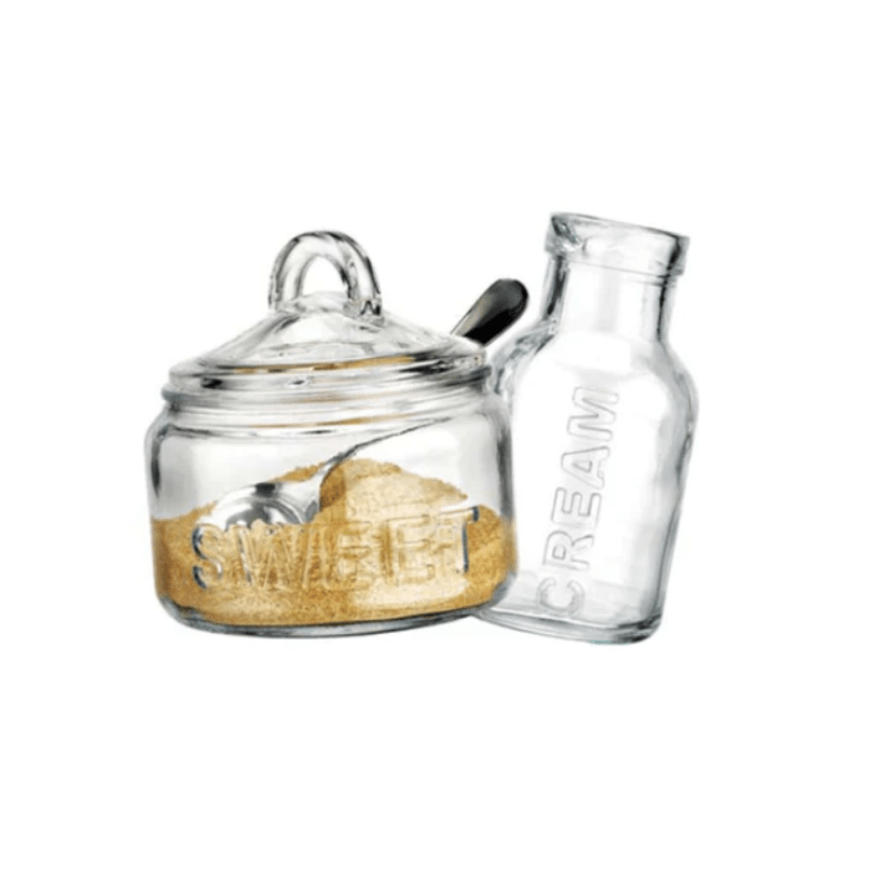 Regent Sugar Bawl Regent Glass Sugar Bowl Set 3 Piece (7099323908185)