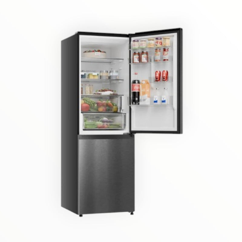 HAIER 330L Black Combi Fridge - HRF-425VCFRMBL.