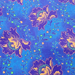 3 CATS Dress Fabrics 3 Cats Shwe-shwe Fabric C/w301 Purple H0940 90cm (7409326850137)