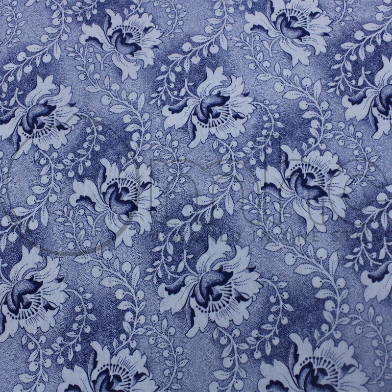 3 CATS Dress Fabrics 3 Cats Shweshwe Fabric C/w 99 Blue H1214 90 cm
