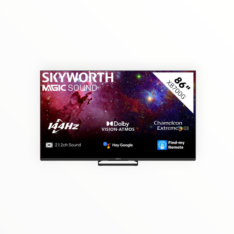 Skyworth 86-inch MiniLED Google TV- 86X8700G