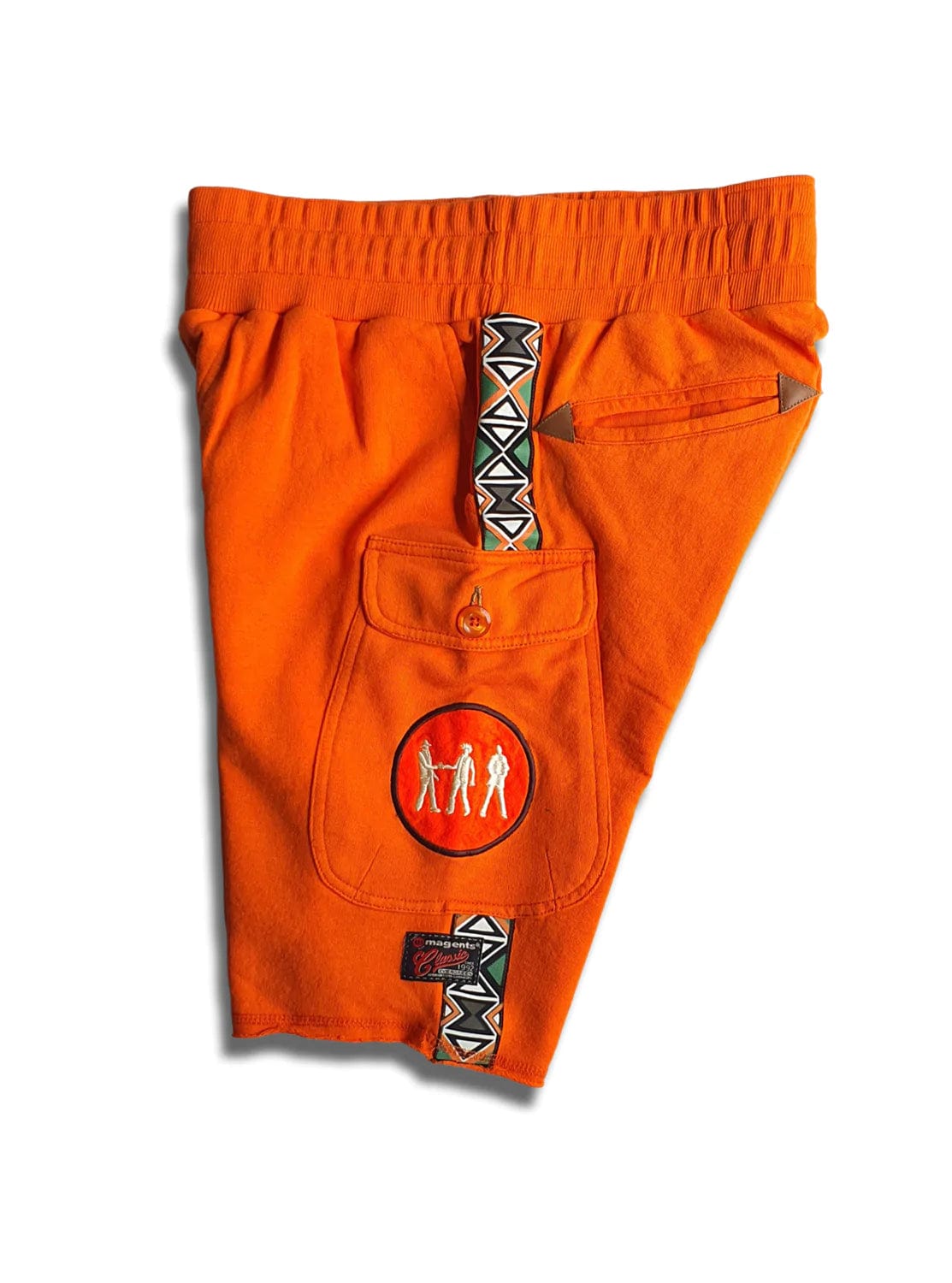 Magents shorts Bhunxa Pat Stripe Shorts Orange (7196566585433)