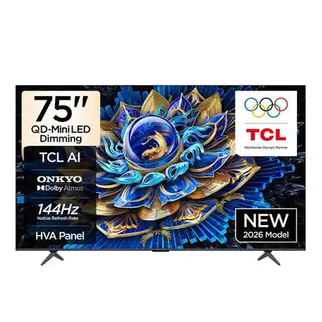 TCL 75-INCH P8L PREMIUM QD-MINI LED GOOGLE TV 144HZ