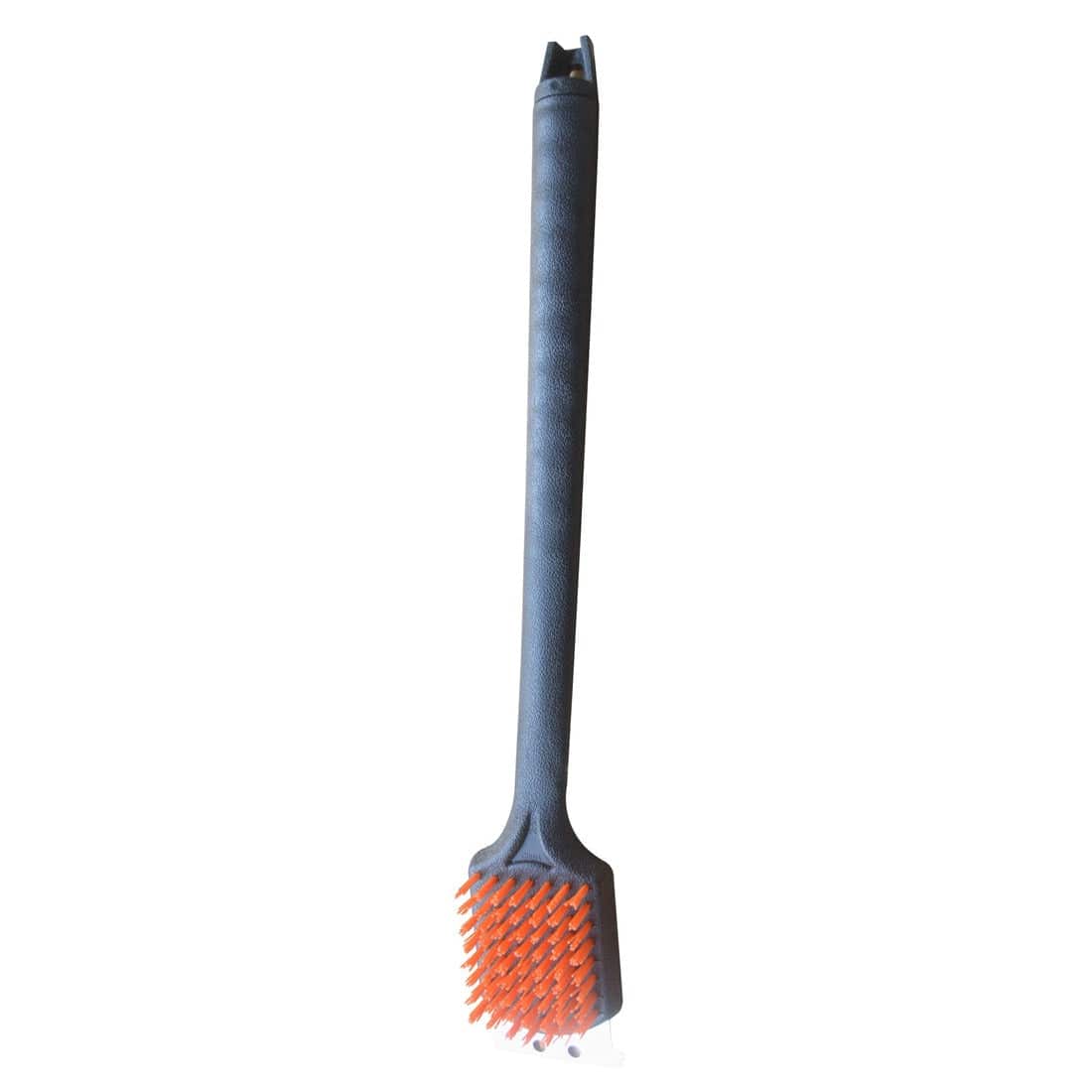alva Braai T-Brush Alva Long Handle Nylon Bristle Braai Brush With Scraper BA175 (7767851171929)