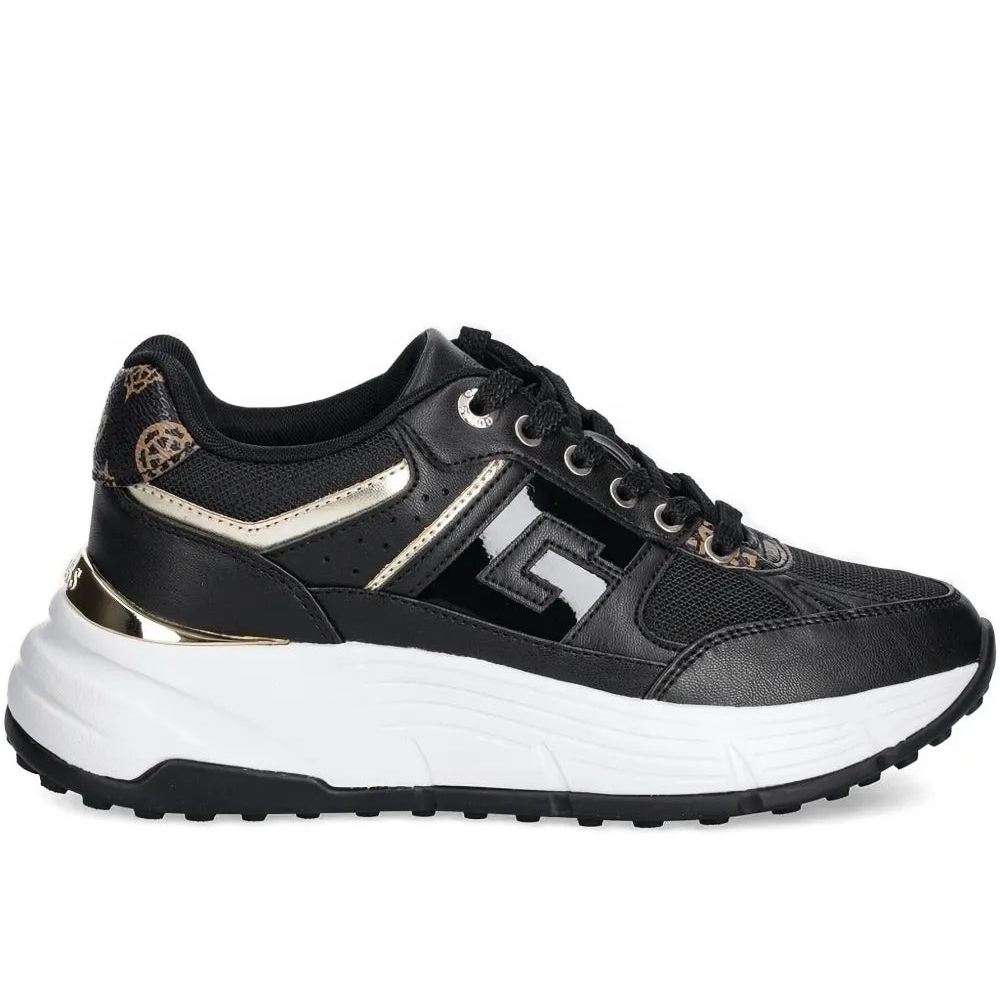 Guess Fonzi Platform Sneaker Black (8024893456473)