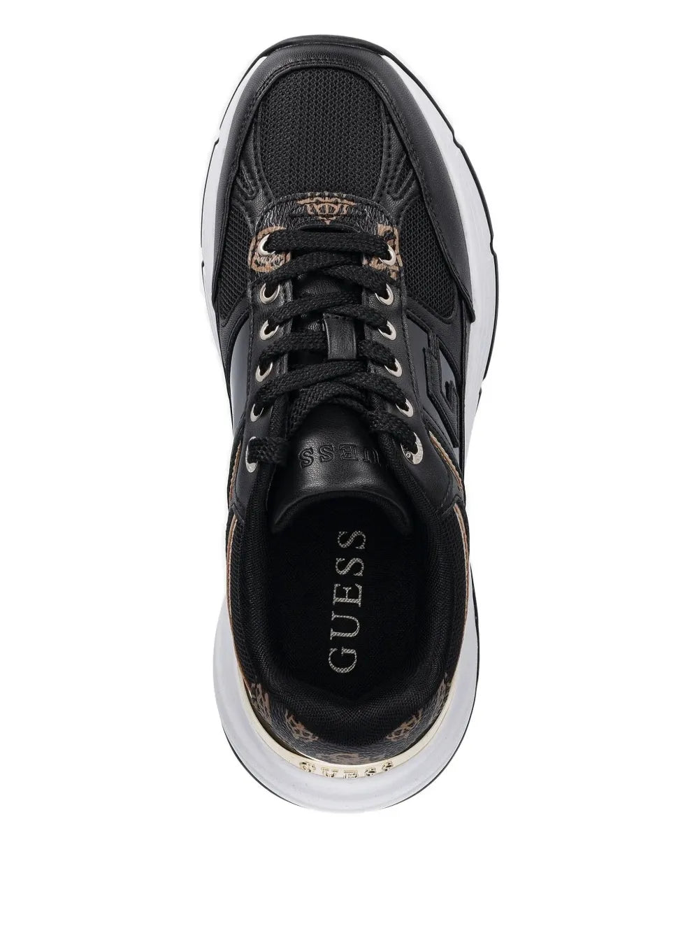 Guess Fonzi Platform Sneaker Black (8024893456473)