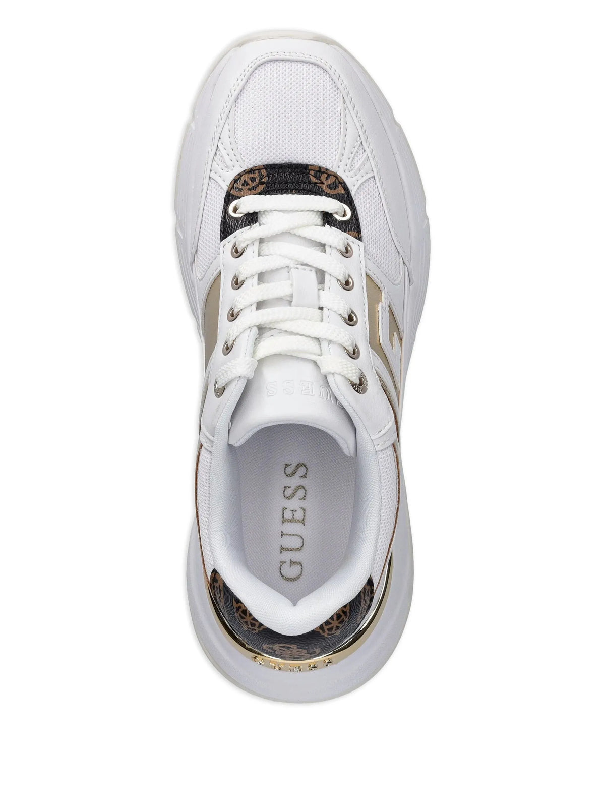 Guess Fonzi Platform Sneaker White (8024892932185)