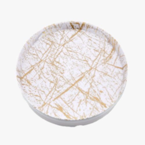 Goreme Melamine Termostar Presentation Marble 25cm Gold Stone GRM-314.