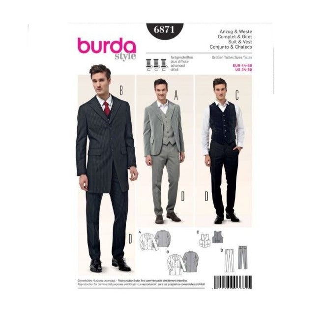 Burda Pattern Habby Burda Pattern 6871 (7507021299801)