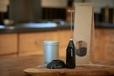 Aerolatte Milk Frother Aerolatte Original Steam Free Milk Frother  Black With Stand AL-ST4-BK (7476755824729)