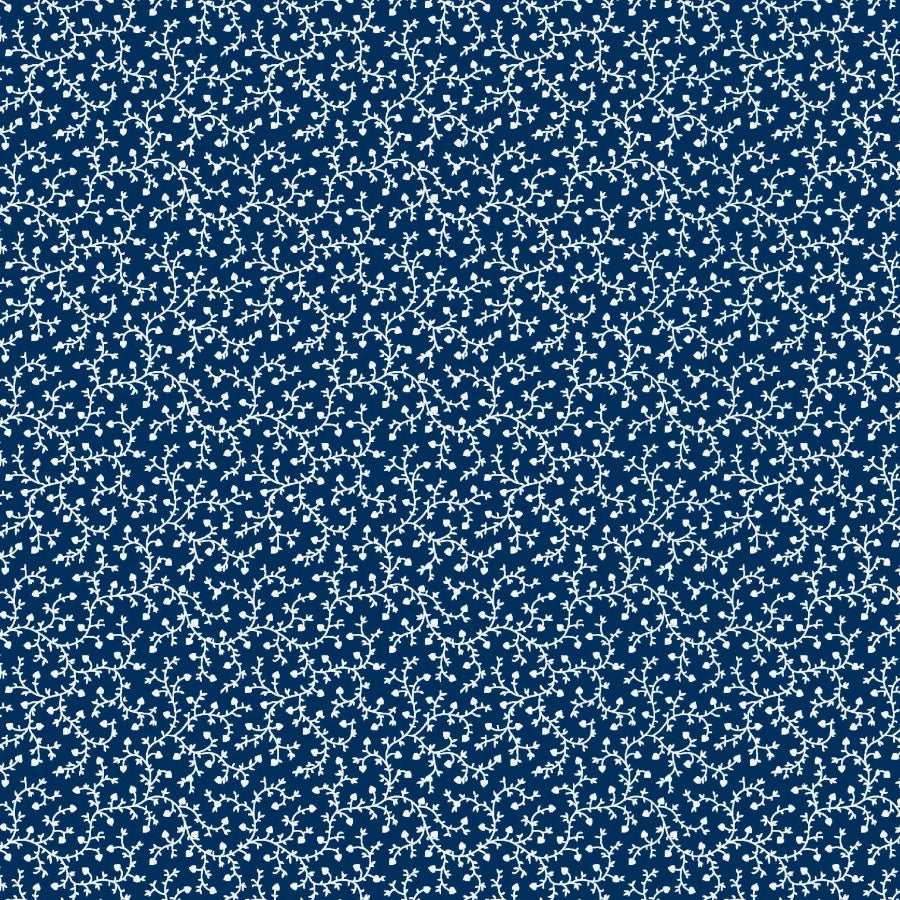 Original 3 Cats Fabric C/W04 Navy Blue 90cm