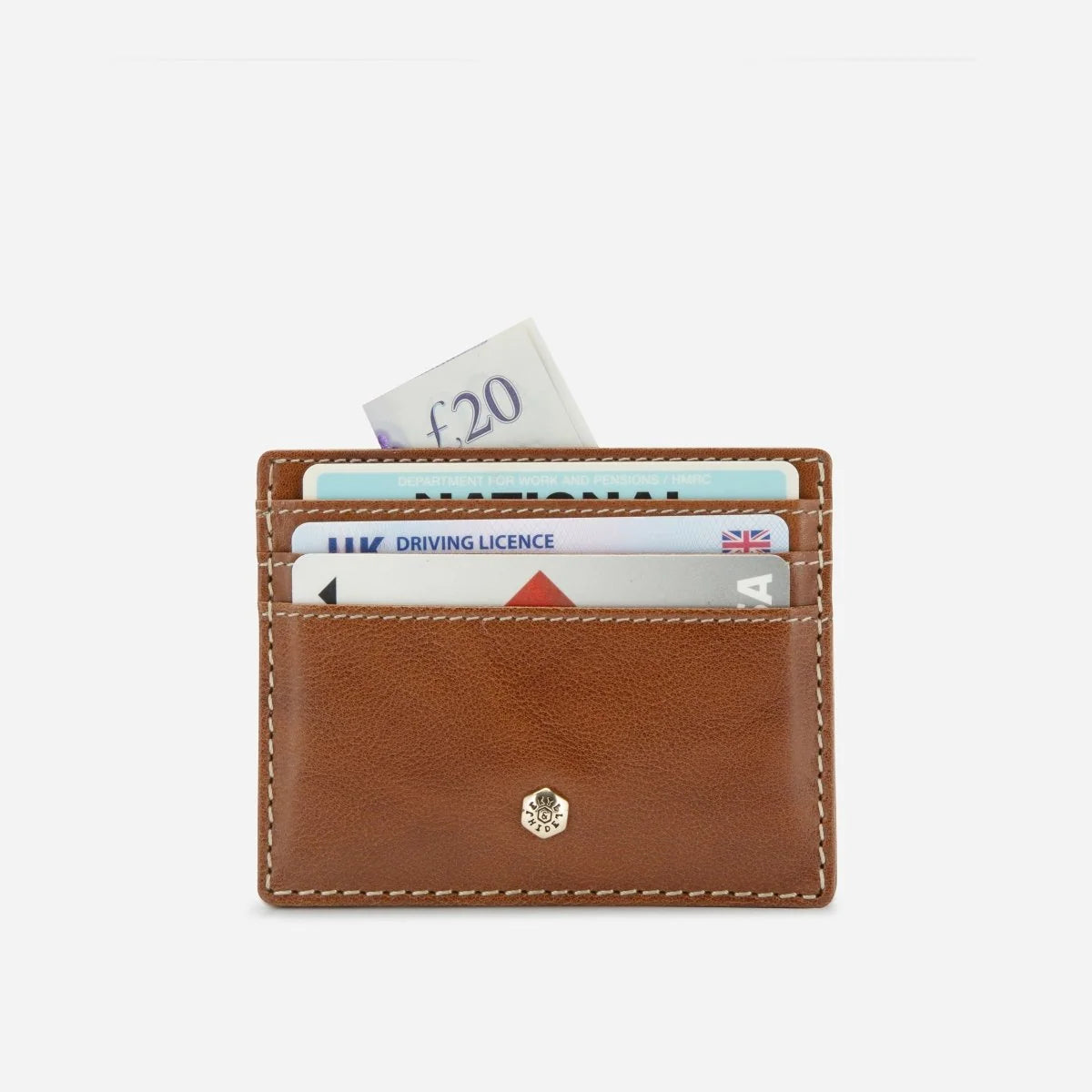 Jekyll & Hide Milano Card Holder-Tan 3229.