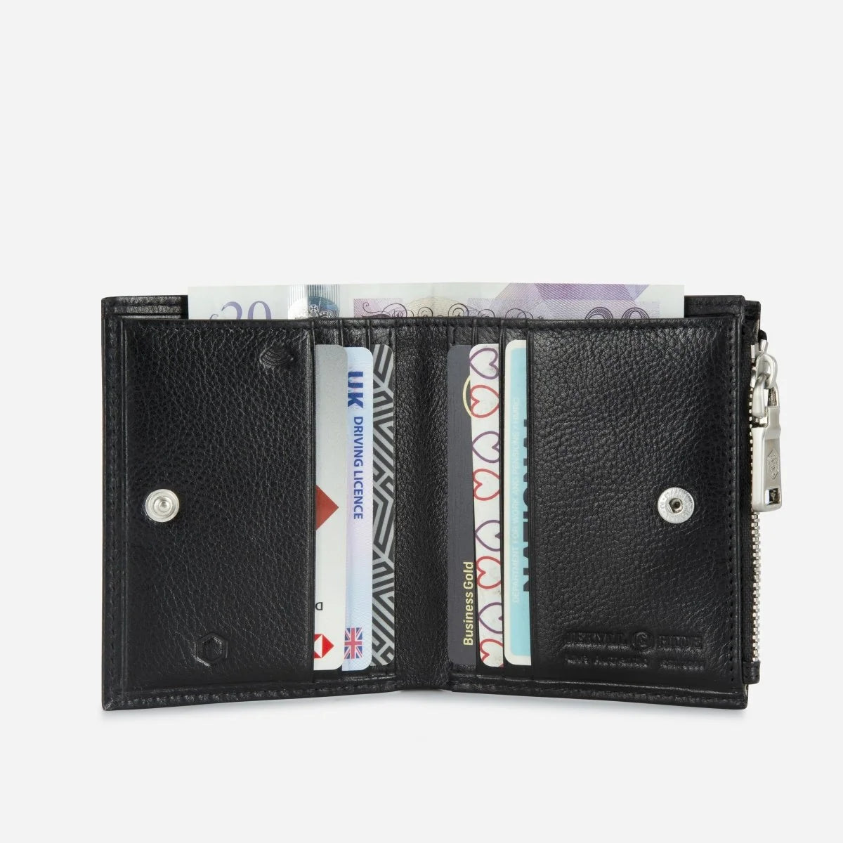 Jekyll & Hide Paris Compact Purse-Black 3230