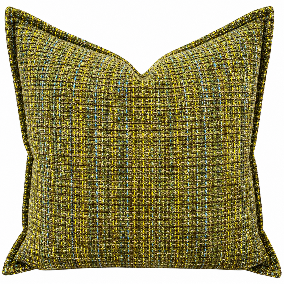 Assorted Scatter Cushion Boucle Weave Green 60x60 cm.