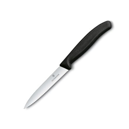 Victorinox Knife Victorinox Swiss Classic Paring Knife Serrated Black 10cm V6.7733 (7283018825817)