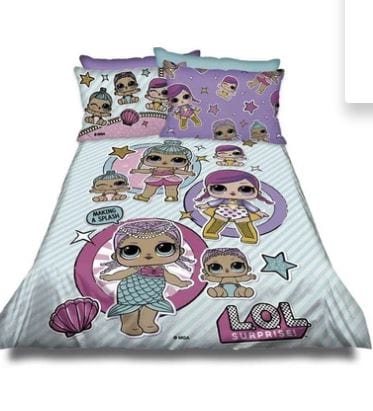 Character Linen Duvet Cover Lol Surprise Making A Splash Duvet Cover Set (2061586563161)