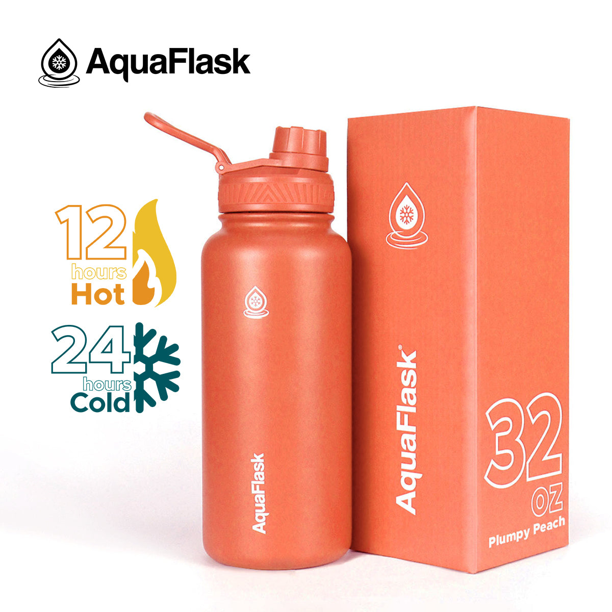 Aquaflask Regular 950ml Flask Plumpy Peach AF-T26