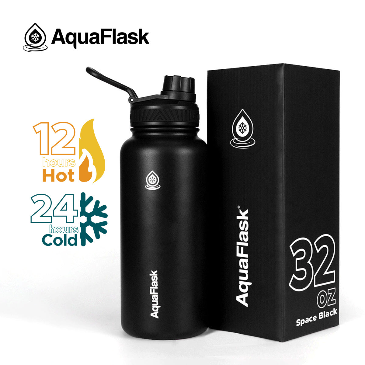 Aquaflask Regular 950ml Flask Space Black AF-T17