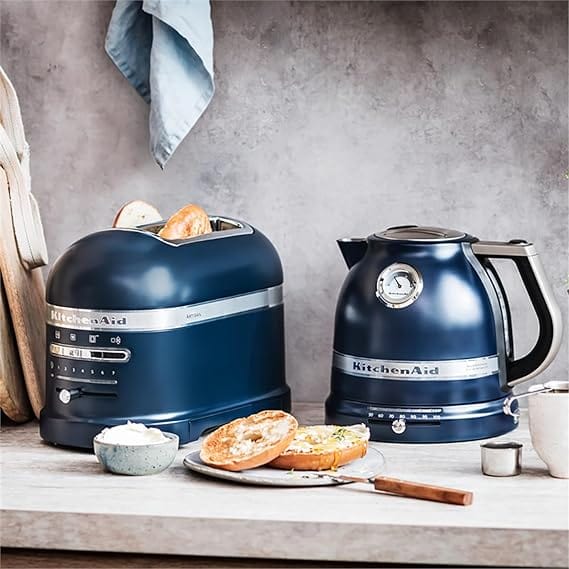 KitchenAid TOASTER KitchenAid Artisan 1250W 2 Slice Automatic Toaster Ink Blue 5KMT2204EIB (2061750075481)