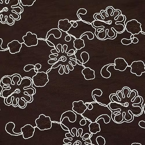 Capri Linen Look Embroided Rope.