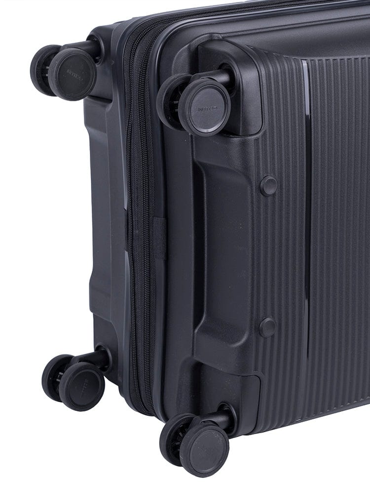 CELLINI Luggage & Bags Cellini Qwest 4 Wheel Carry On Trolley Black (7497362079833)