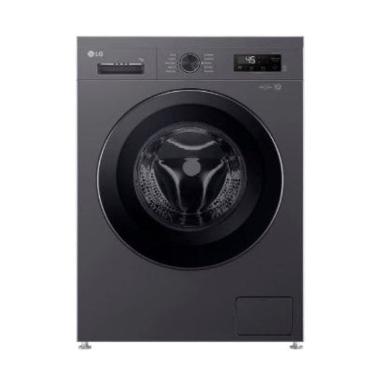 LG 7kg Middle Black Front Loader Washing Machine  F2Y1HYP6J