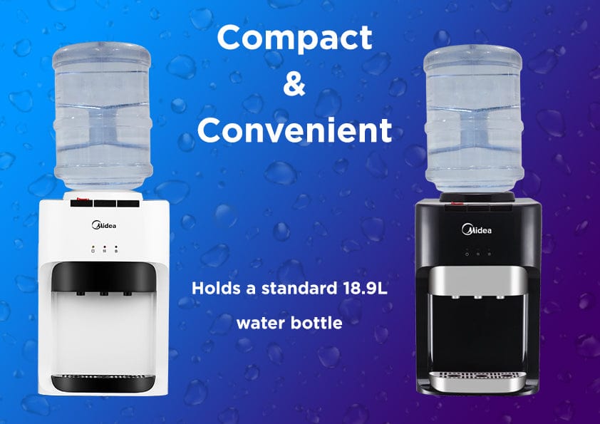 Midea appliances Midea Top Loading Countertop Water Dispenser YL1635T Black (7186624020569)