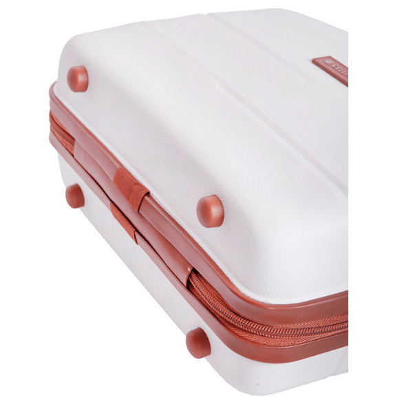 MHC World BEAUTY CASE Cellini Spinn Beauty Case White/Tan (7234705522777)