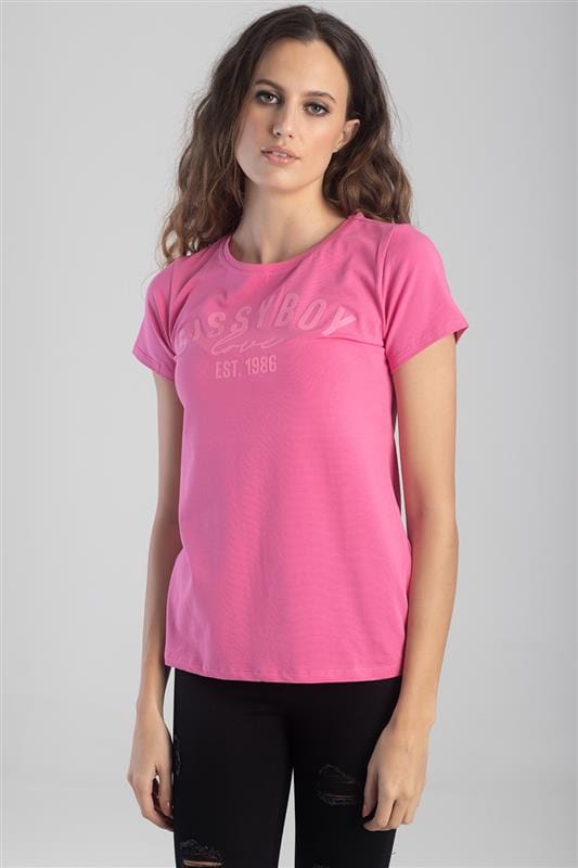 Sissyboy Sissyboy Ladies Regular Fit Top Pink (7349006499929)