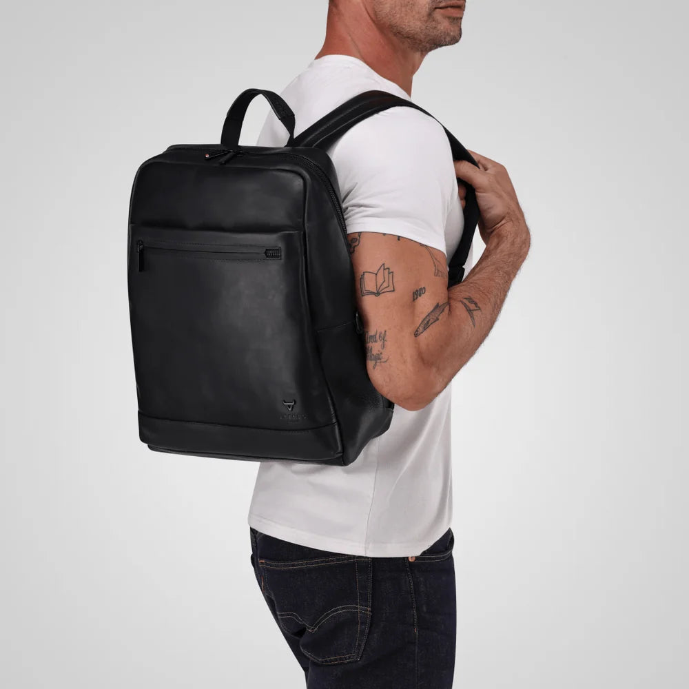 Brando James 15In Laptop Backpack-Black 3416JAMBLK
