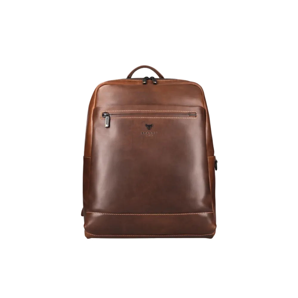 Brando James 15In Laptop Backpack-Brown 3416JAMBRN