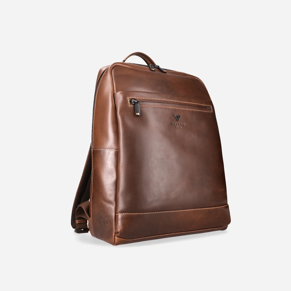 Brando James 15In Laptop Backpack-Brown 3416JAMBRN