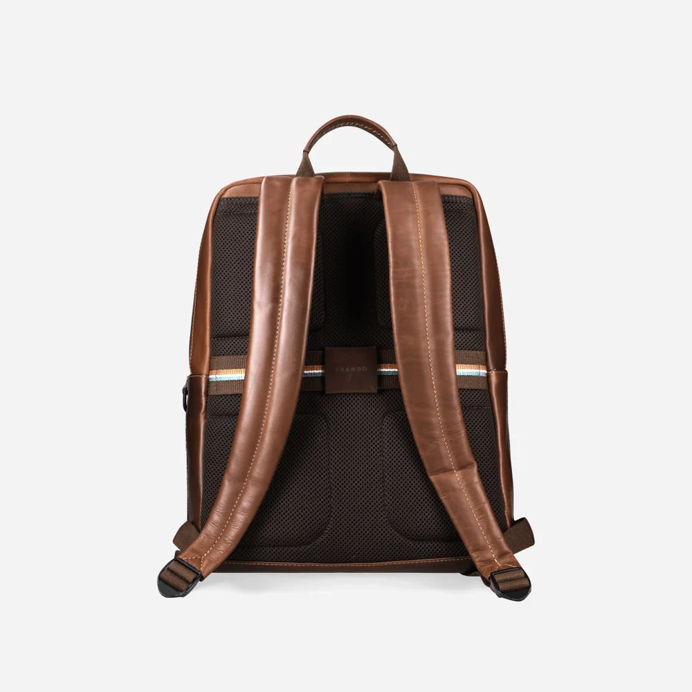 Brando James 15In Laptop Backpack-Brown 3416JAMBRN