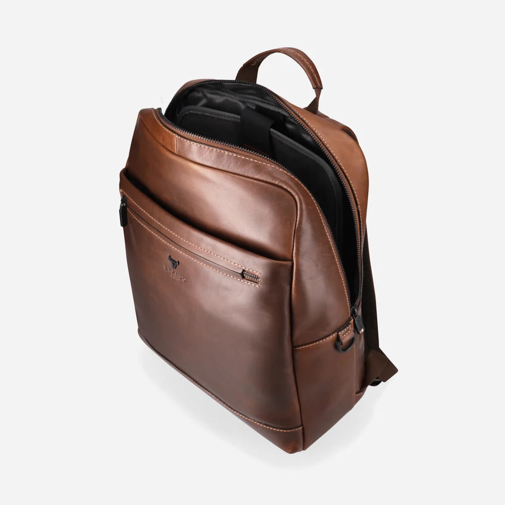 Brando James 15In Laptop Backpack-Brown 3416JAMBRN
