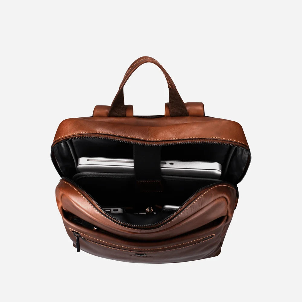 Brando James 15In Laptop Backpack-Brown 3416JAMBRN