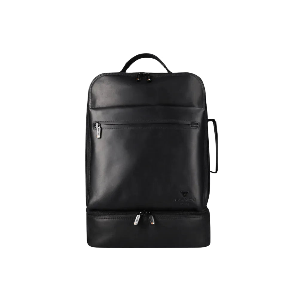 Brando James 15In Multi Compartment Backpack-Black 3418JAMBLK.