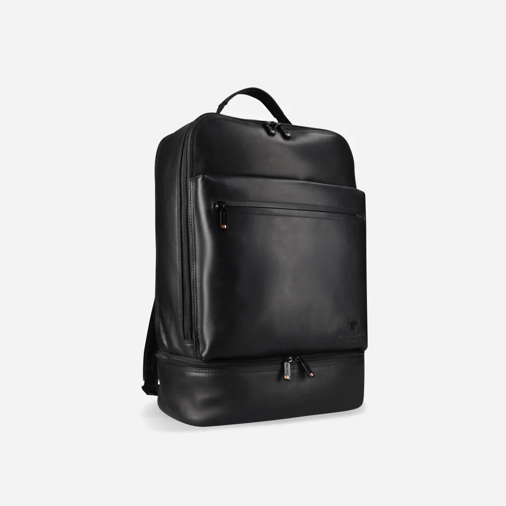 Brando James 15In Multi Compartment Backpack-Black 3418JAMBLK.