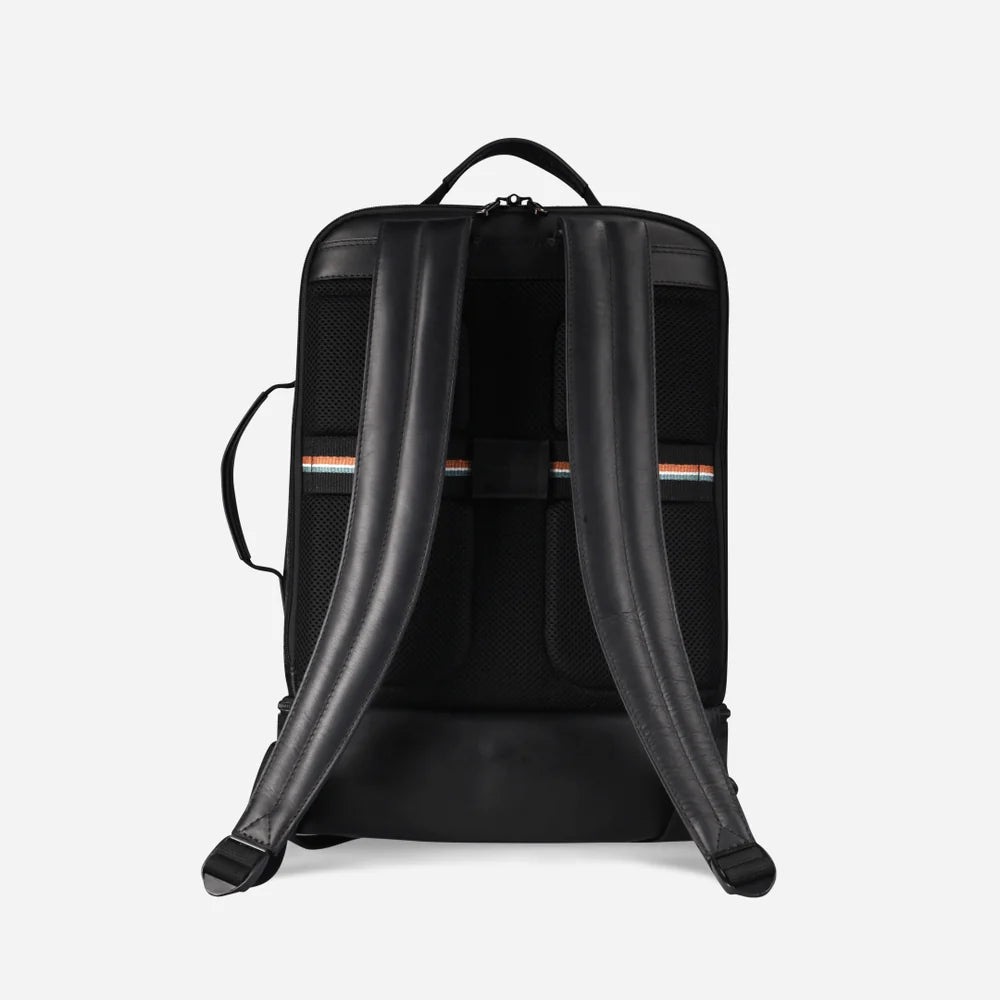 Brando James 15In Multi Compartment Backpack-Black 3418JAMBLK.