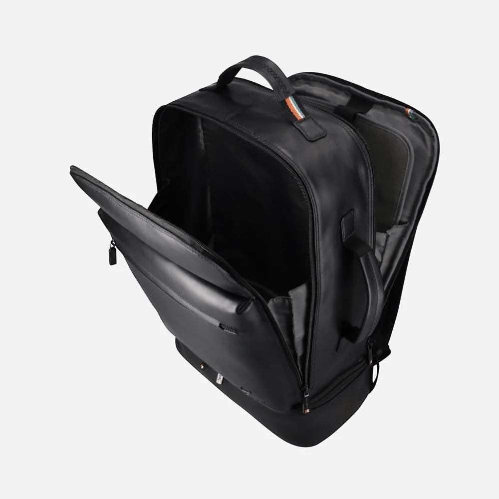 Brando James 15In Multi Compartment Backpack-Black 3418JAMBLK.