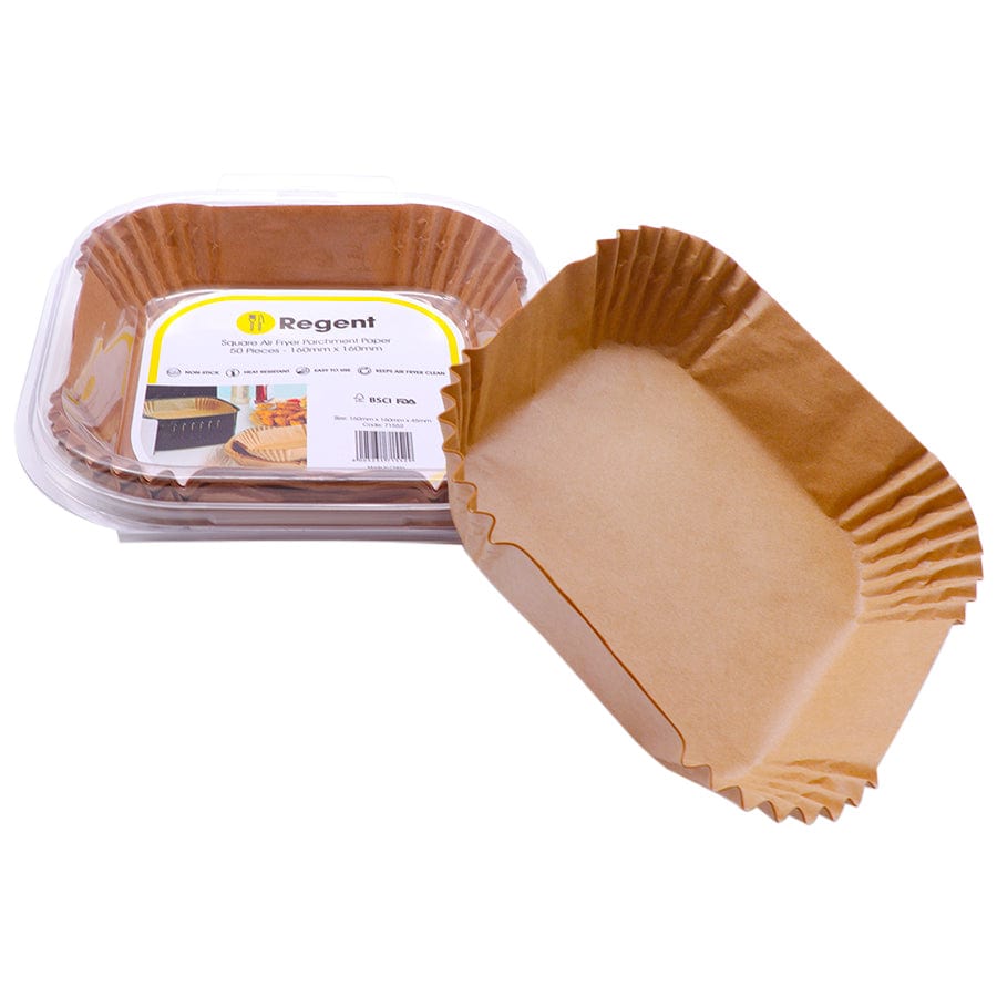 Regent AIR FRYER Regent Air Fryer Square Parchment Paper Liners 50 Piece 71552 (7578021265497)