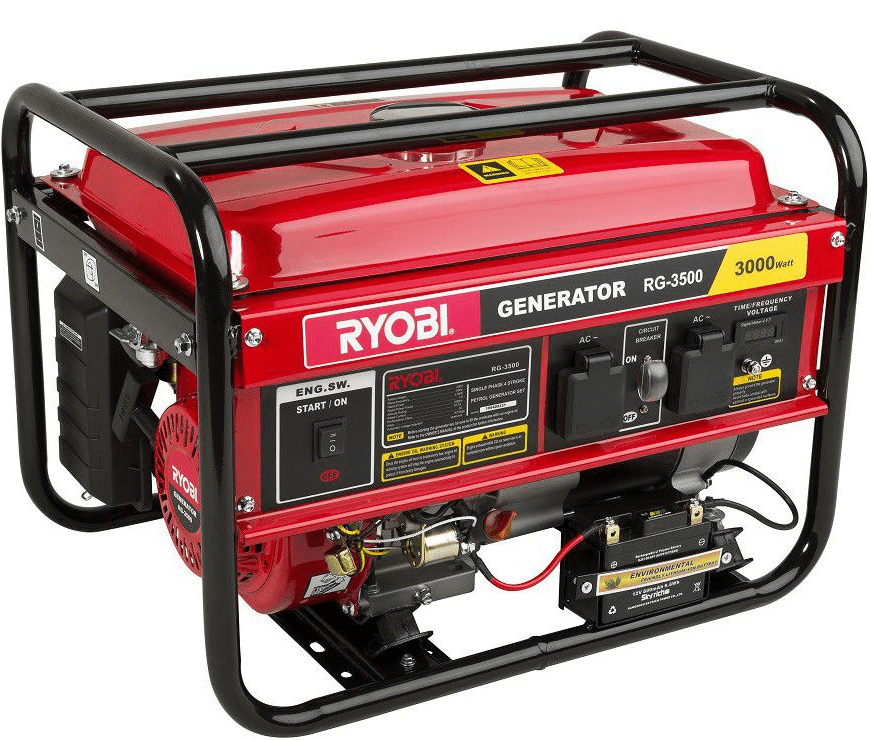 Ryobi Generators Ryobi RG-3500 Generator 3500W 4-Stroke Key-Start