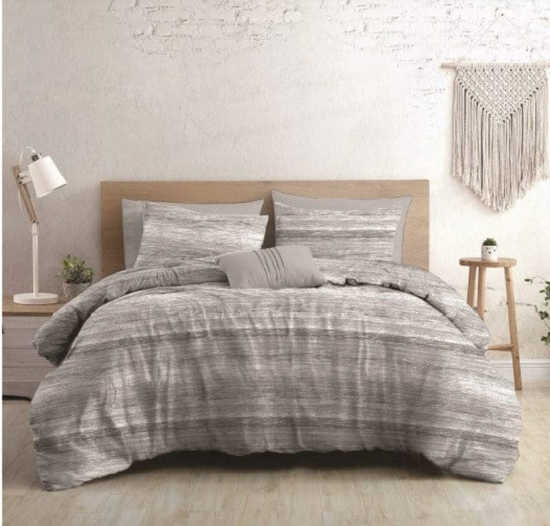 Bristol Duvet Cover Bristol Heather Grey Duvet Cover Set (2061807485017)