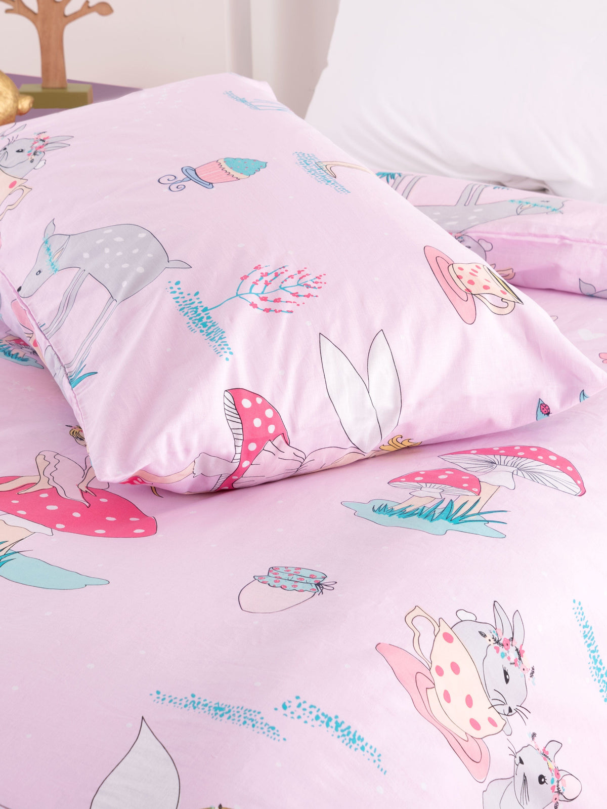 Linen House Duvet Cover Linen House Fairy Tea Party Duvet Cover Set (4673213890649)