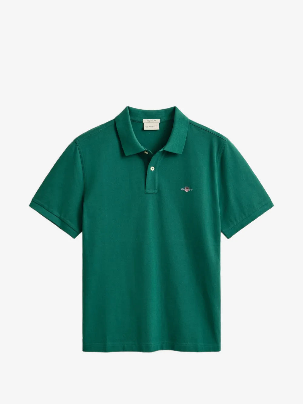 Gant Regular Fit Shield Piqué Golfer-Deep Forest Green 3496890