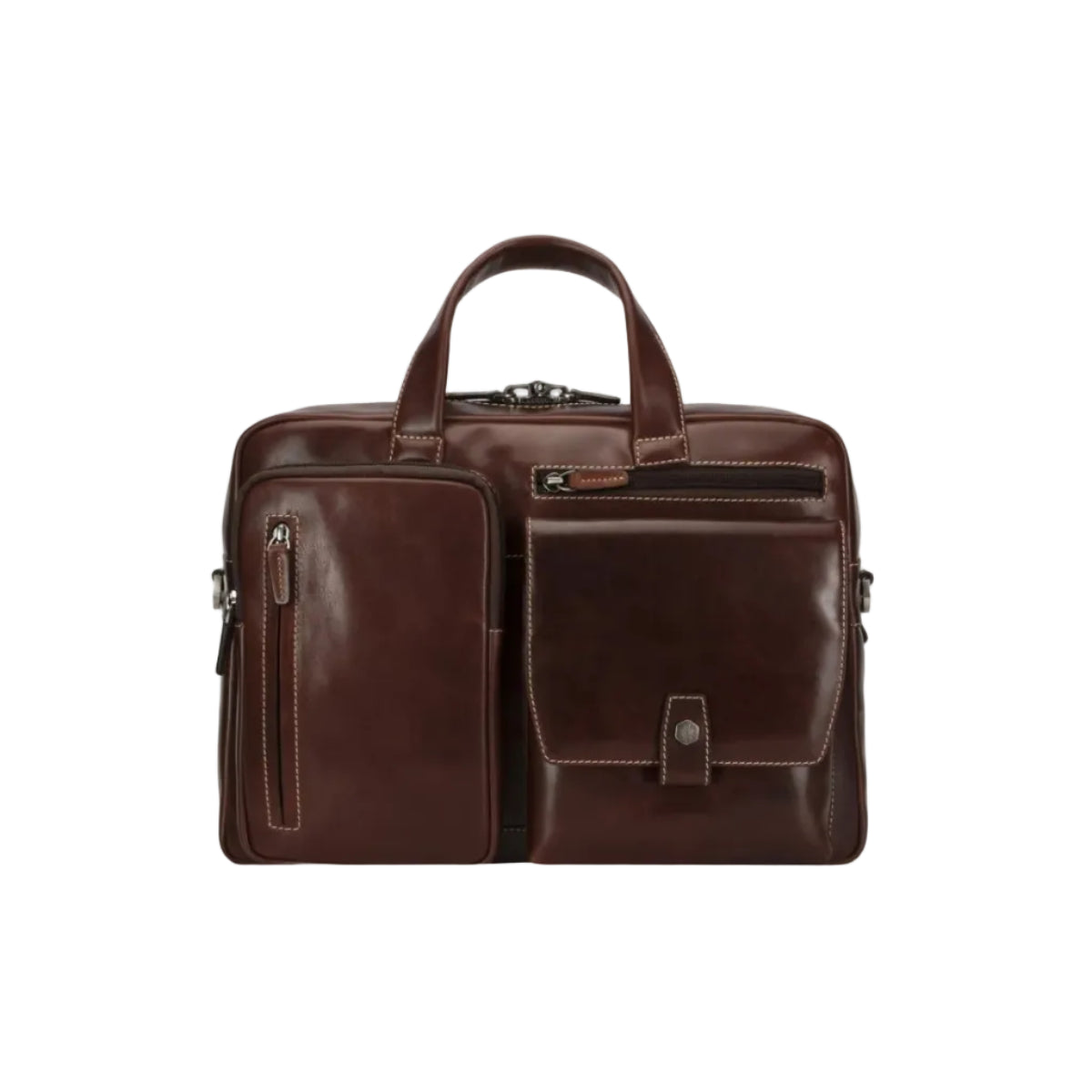 Jekyll & Hide 15in Pocket Laptop Case-Mocha 3661MOCHA