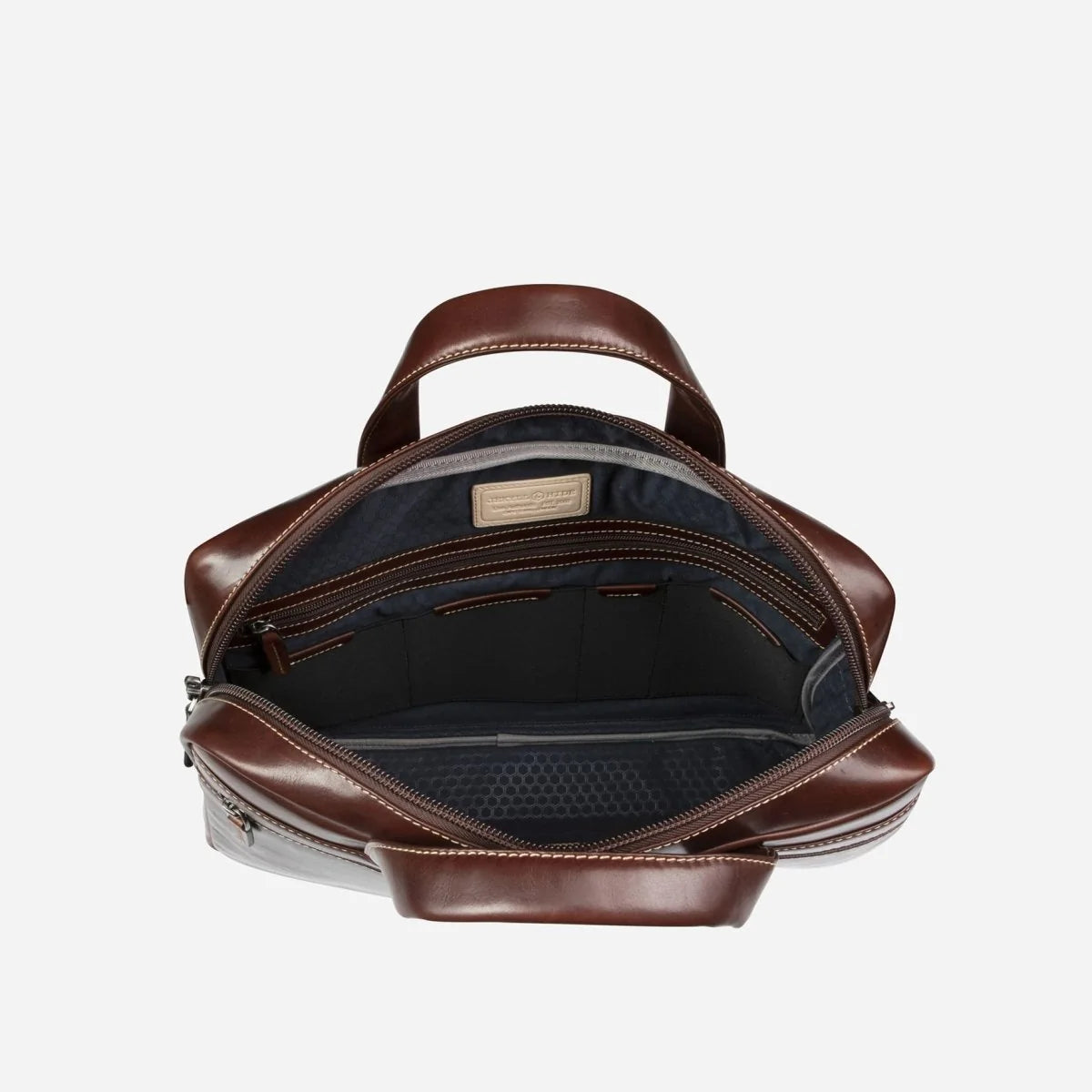 Jekyll & Hide 15in Pocket Laptop Case-Mocha 3661MOCHA