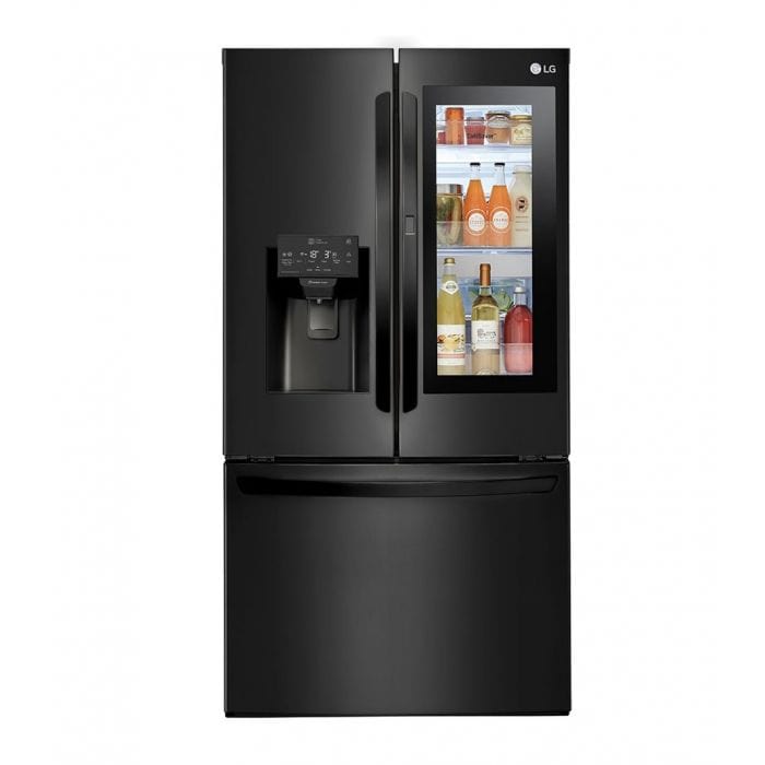 LG Fridge LG  626L Matte Black French Door Instaview with Door-In-Door  GC-X268NQSM (4769281802329)