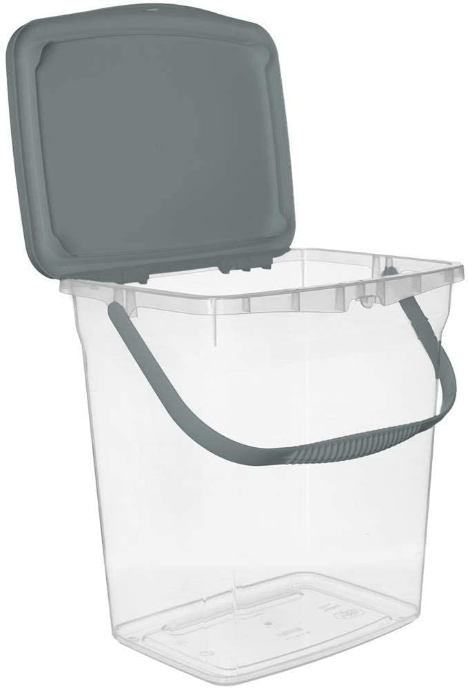 Hobby Life DISH Hobby Life Q Box Transparent Detergent Box With Locked Lid Clear 6Ltr 08 1082 (7306942578777)