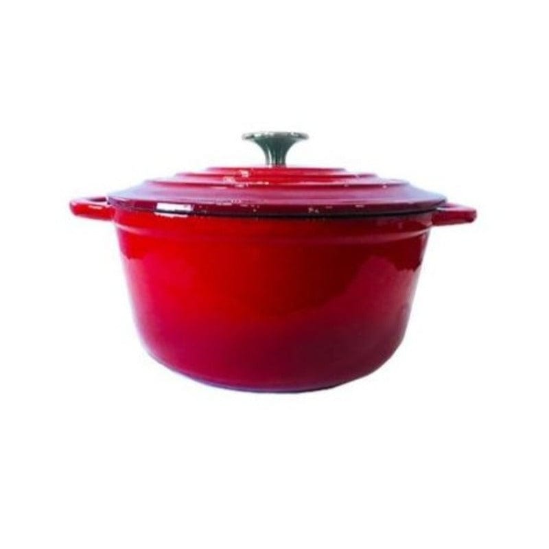 CHEF POTS Chef Round Casserole 3.5 Litre Red 160/021 (6572610453593)