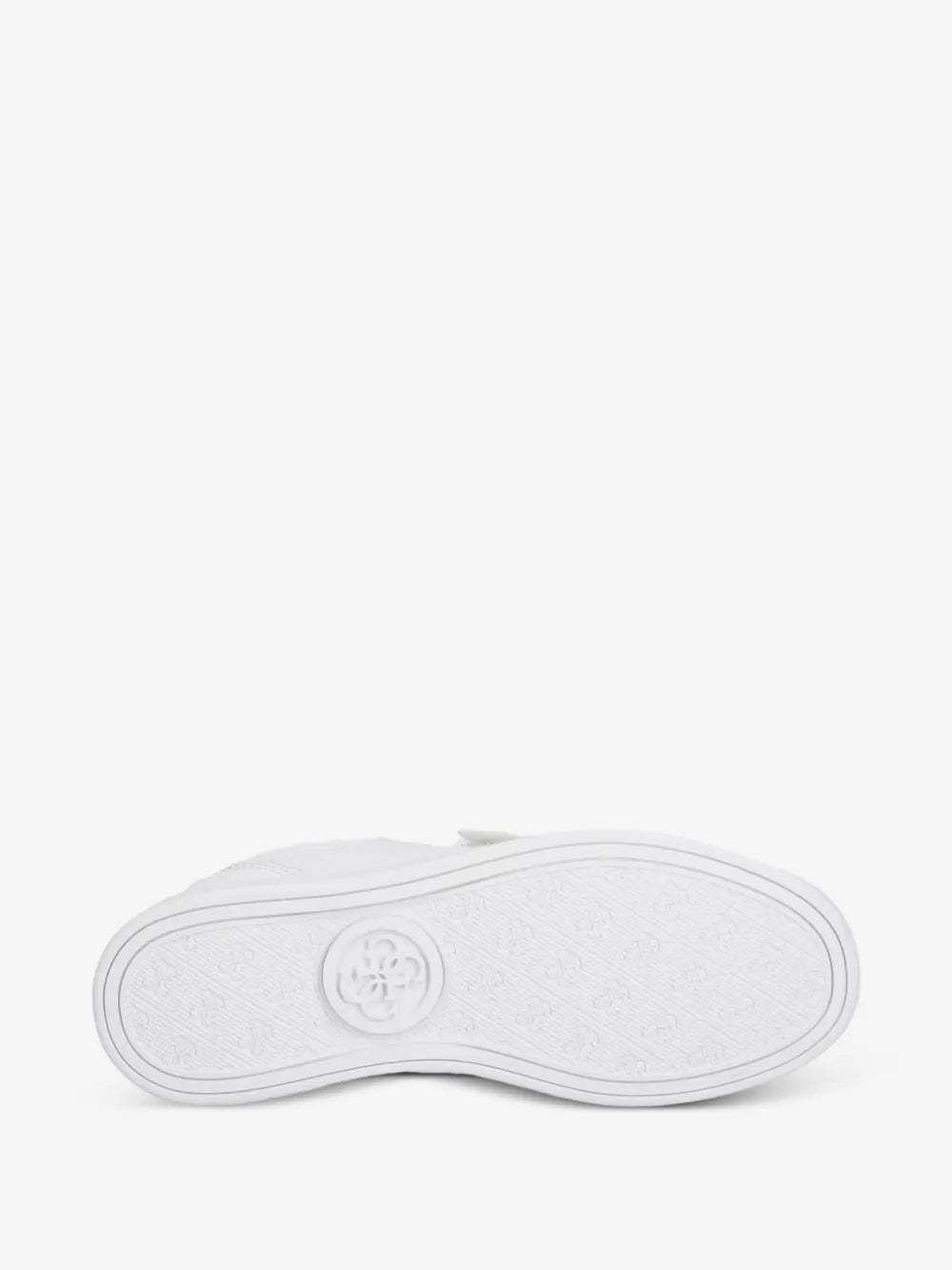 Guess Women's Jamisn Logo-Embossed Buckle Sneaker -White GM19621